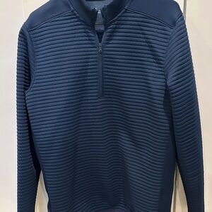 Under Armour Dark Blue Ribbed Pullover